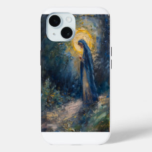 Coque iPhone 15 Impressionisme de la religion Sainte Marie