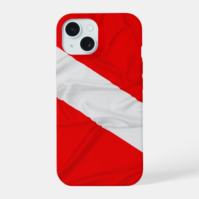 Coque iPhone 15 Indicateur Diver Déplacé (Verso)