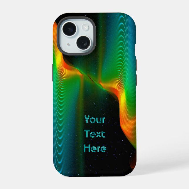 Coque iPhone 15 Intrication Quantique (Verso)