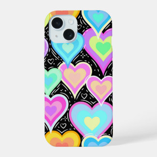 Coque iPhone 15 iPhone 15 Cases "Hearts"