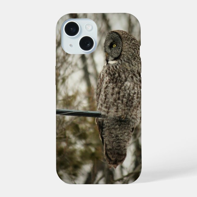 Coque iPhone 15 Iphone/Coque ipad Avec Design Chouette (Verso)