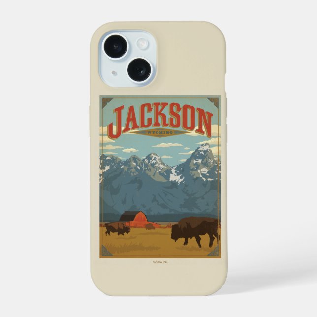 Coque iPhone 15 Jackson | Wyoming (Verso)