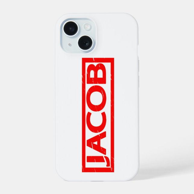 Coque iPhone 15 Jacob Stamp (Verso)