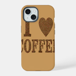 Coque iPhone 15 J'aime le café