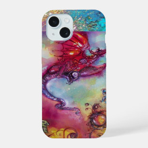 COQUE iPhone 15 JARDIN DES OMBRES PERDUES / DRAGON ROUGE VOLANT