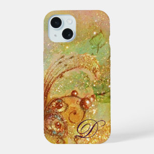 COQUE iPhone 15 JARDIN DES OMBRES PERDUES -PLANTE DE PAPILLON MAGI