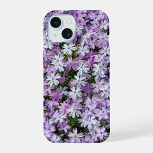 Coque iPhone 15 Jardin Purple Phlox