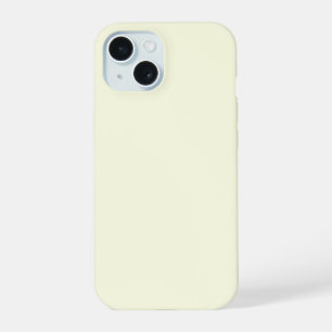 Coque iPhone 15 Jaune pâle