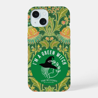 Coque iPhone 15 Je suis une sorcière verte !