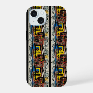 Coque iPhone 15 Jean-Michel Basquiat