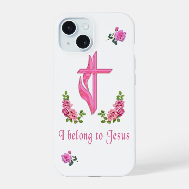 Coque iPhone 15 Jésus (Verso)