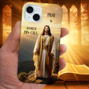 Coque iPhone 15 Jésus-Christ Spirituel Chrétien