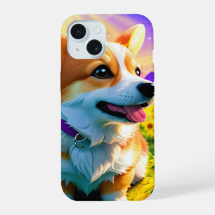 Coque iPhone 15 Joli Corgi Chien Chien Chien 3