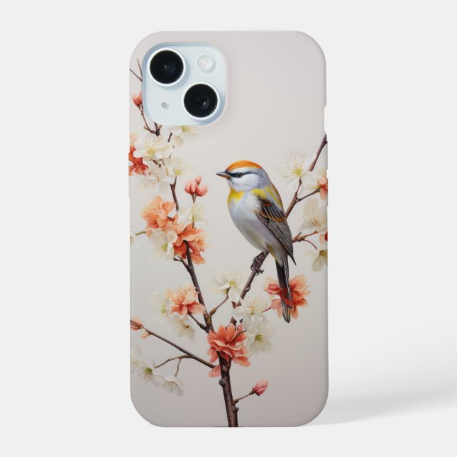 Coque iPhone 15 Joli Oiseau (Verso)