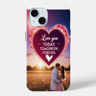 Coque iPhone 15 Joyeuse Saint-Valentin
