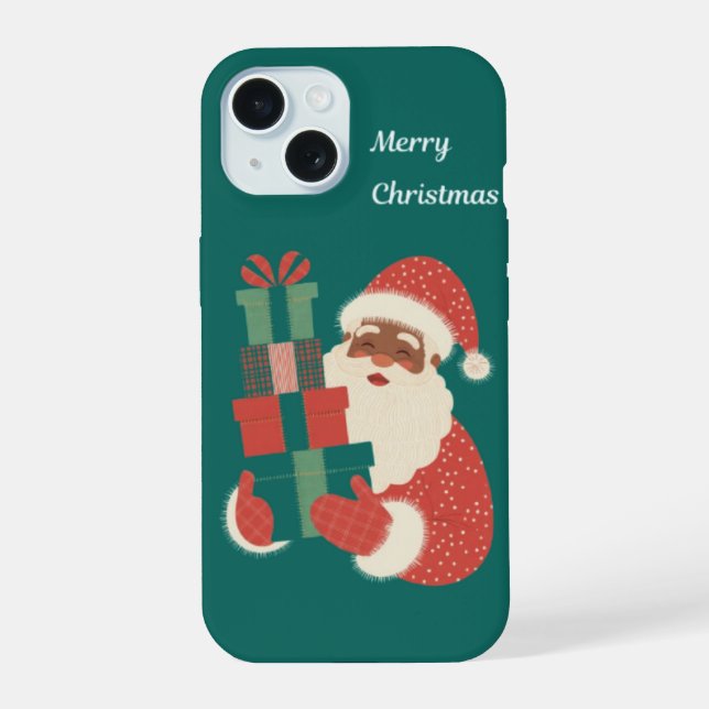 Coque iPhone 15 Joyeux Noël  (Verso)