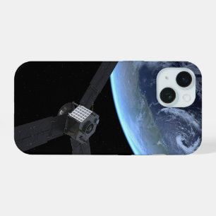 Coque iPhone 15 Juno Spacecraft Pendant Son Vol Sur Terre