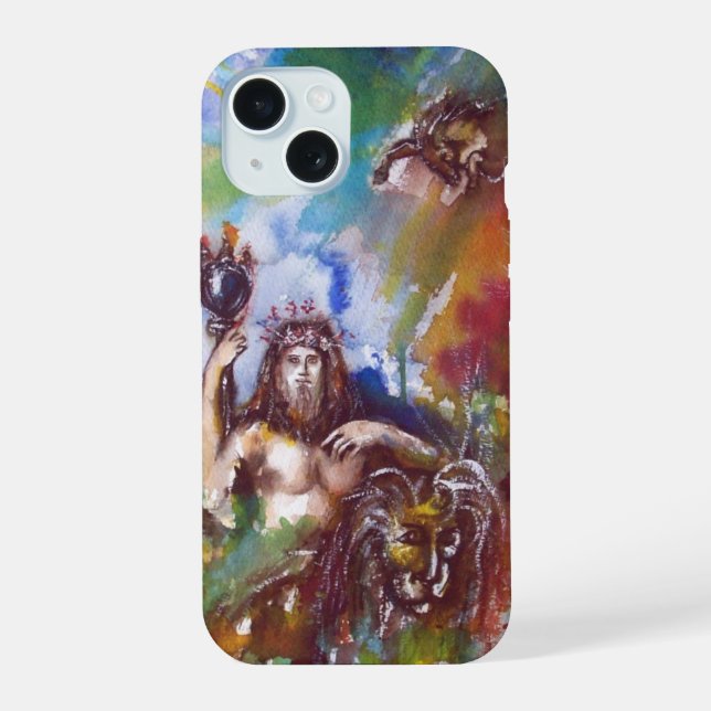 COQUE iPhone 15 JUPITER ET LION (Verso)