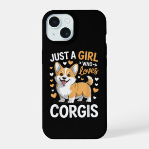 Coque iPhone 15 Juste Une Fille Qui Aime Les Corgis