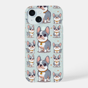Coque iPhone 15 Kawaii French Bulldog