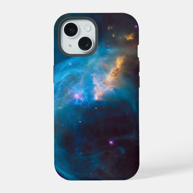 Coque iPhone 15 La bulle Nebula, Ngc 7635. (Verso)