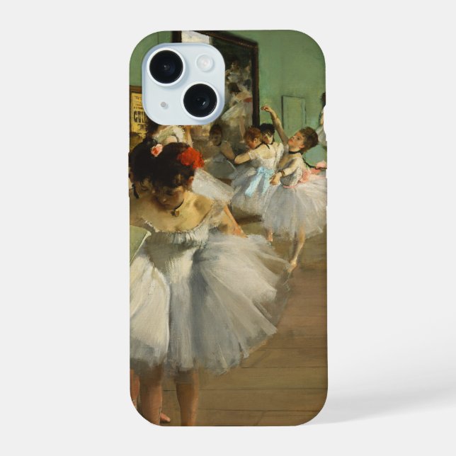 Coque iPhone 15 La Classe de Danse | Edgar Degas (Verso)