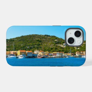 Coque iPhone 15 La côte portuaire d'Antipaxos