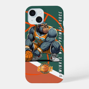 Coque iPhone 15 La force primordiale du Basketball