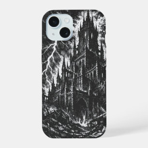 Coque iPhone 15 La Forteresse Noire par BurnsInHell