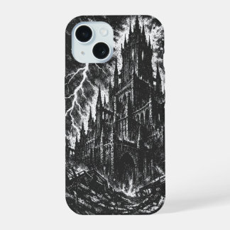 Coque iPhone 15 La Forteresse Noire par BurnsInHell