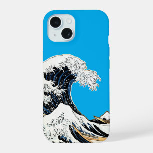 Coque iPhone 15 La Grande Vague au large de Kanagawa Hokusai, art