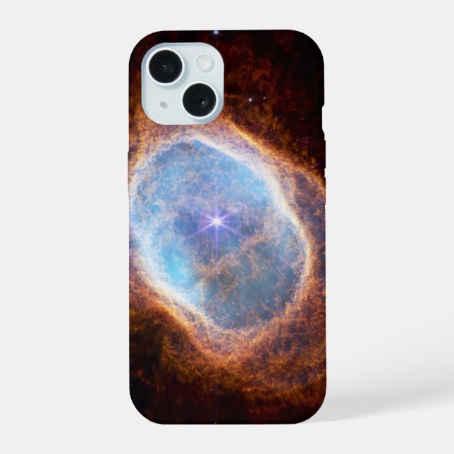 Coque iPhone 15 La Nebula de l'Anneau du Sud (Verso)