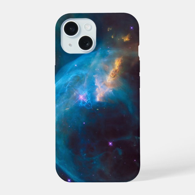 Coque iPhone 15 La nébuleuse de la Bulle, Ngc 7635. (Verso)