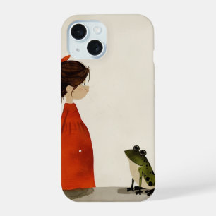 Coque iPhone 15 la Petite Princesse et la Grenouille