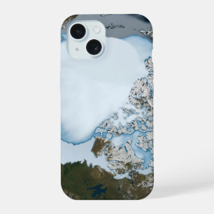 Coque iPhone 15 La planète Terre montrant la couverture de glace d