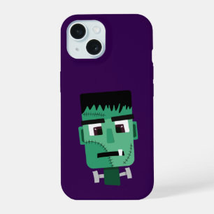 Coque iPhone 15 La tête du monstre Frankenstein