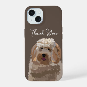 Coque iPhone 15 Labradoodle Mignon Personnalisé