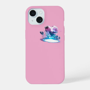 Coque iPhone 15 Laissez votre téléphone briller d'amour et de scin