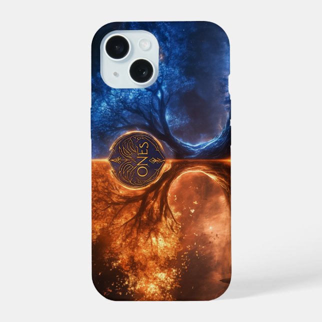 Coque iPhone 15 l'arbre de l'ONE (Verso)