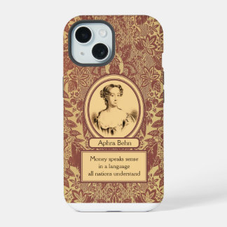 Coque iPhone 15 L'argent d'Aphra Behn