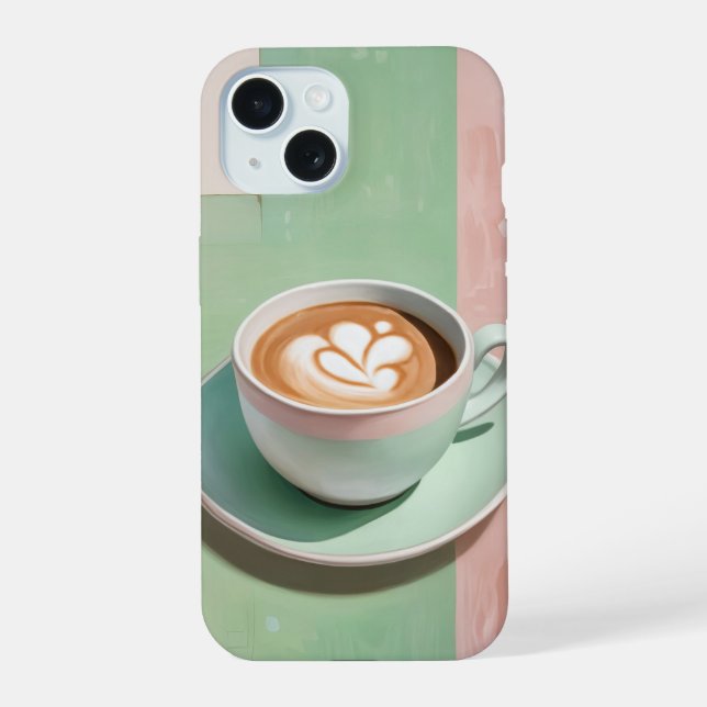 Coque iPhone 15 Latte Pastel (Verso)