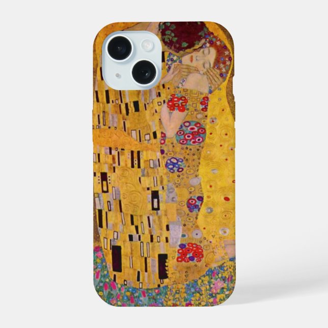 Coque iPhone 15 Le baiser (Verso)