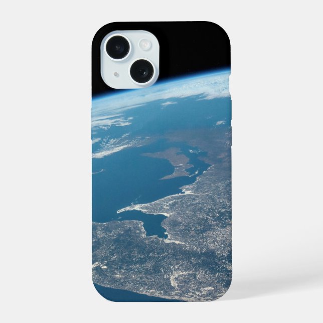 Coque iPhone 15 Le golfe du Saint-Laurent et Canada. (Verso)