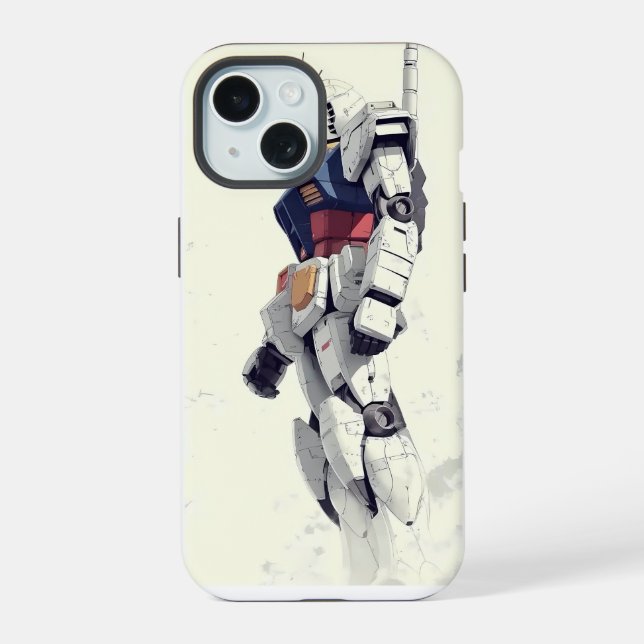 Coque iPhone 15 Le Gundam RX-78-2 (Verso)