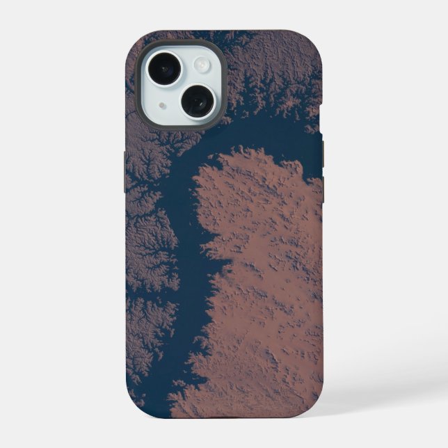 Coque iPhone 15 Le lac Nasser (Verso)