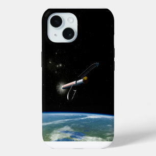 Coque iPhone 15 Le lanceur Atlas V541 en orbite.