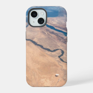 Coque iPhone 15 Le Nil, la mer Rouge et la mer Méditerranée.