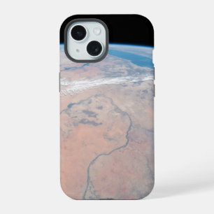 Coque iPhone 15 Le Nil s'étirant vers le nord près de la mer Rouge