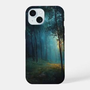 Coque iPhone 15 Le Seuil Doré : Une Étude du Clair de Lune et Sha
