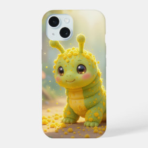 Coque iPhone 15 Le voyage magique de la petite chenille 🐛✨